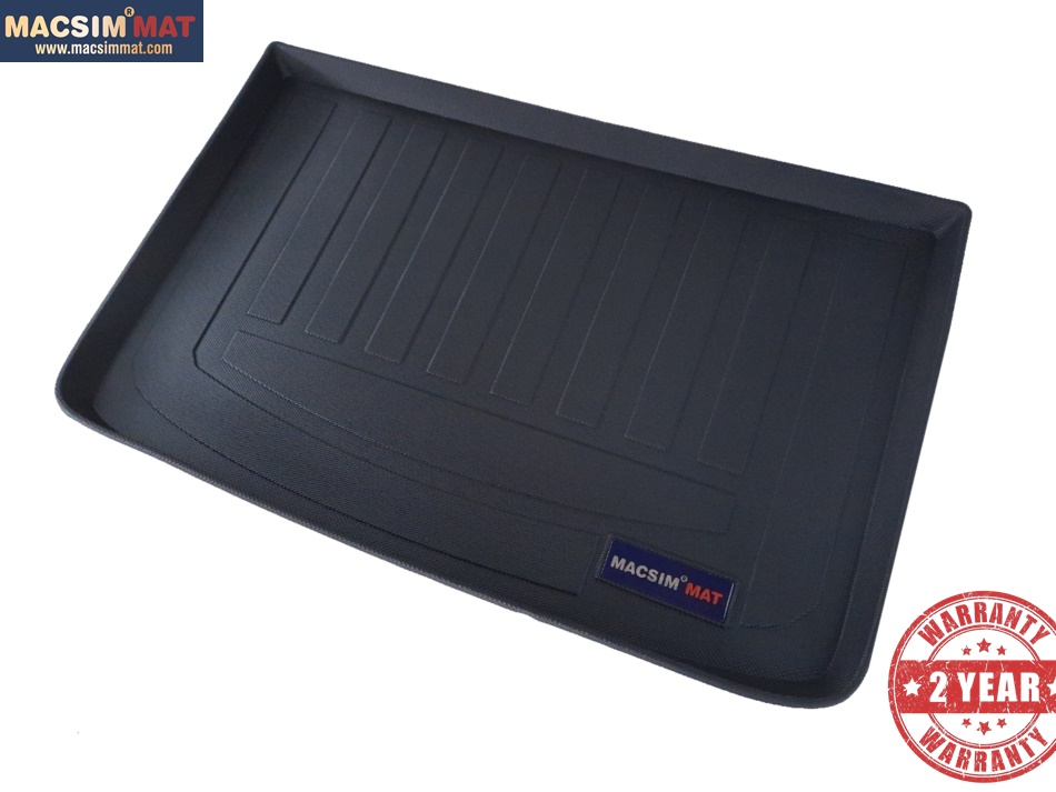 Thảm lót cốp xe ô tô Mercedes A class 2013-2017 nhãn hiệu Macsim chất liệu TPV cao cấp màu đen (024)