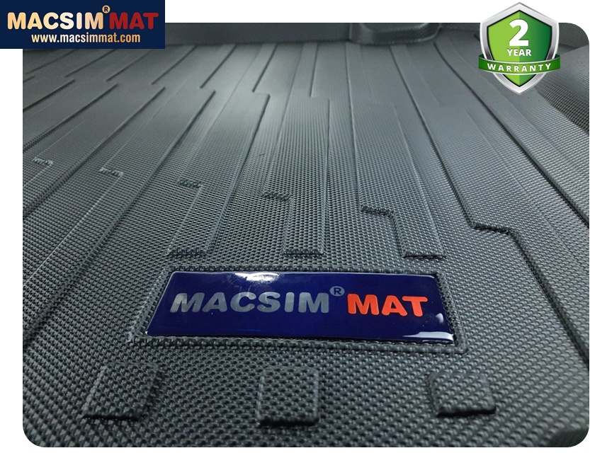 Thảm lót cốp xe ô tô Lexus ES300H 2013-2017 nhãn hiệu Macsim chất liệu TPV cao cấp màu đen(ST001)