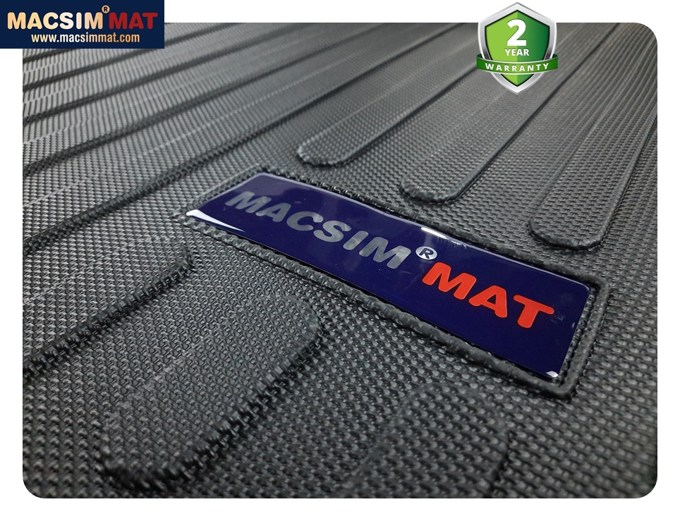 Thảm lót cốp hn xe ô tô Maserati  Levante 2016-đến nay nhãn hiệu Macsim chất liệu TPV cao cấp màu đen (D0190)