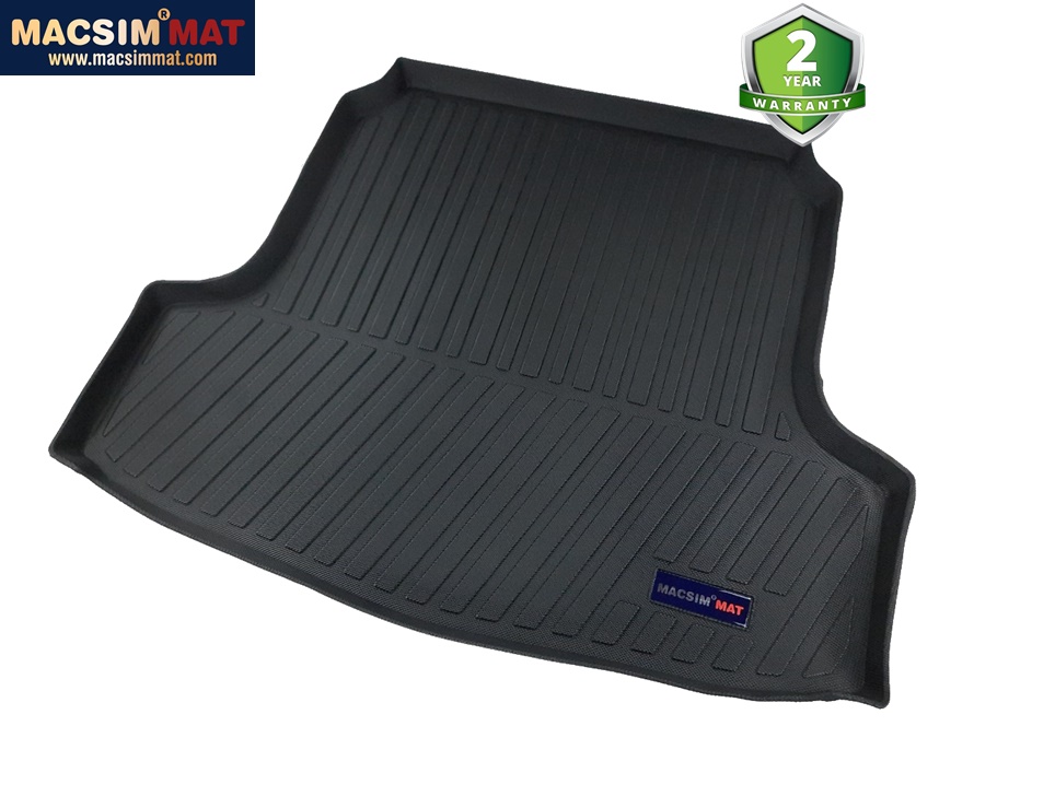 Thảm lót cốp hn  xe ô tô Nissan Teana 2011-2016 nhãn hiệu Macsim chất liệu TPV cao cấp màu đen(091)