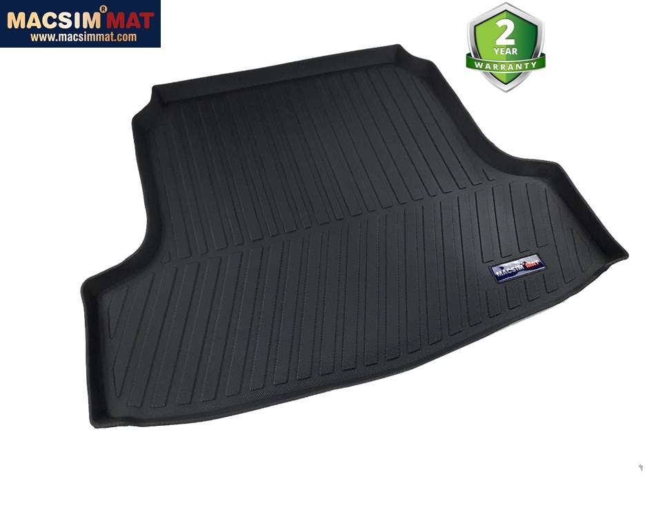 Thảm lót cốp hn  xe ô tô Nissan Teana 2011-2016 nhãn hiệu Macsim chất liệu TPV cao cấp màu đen(091)