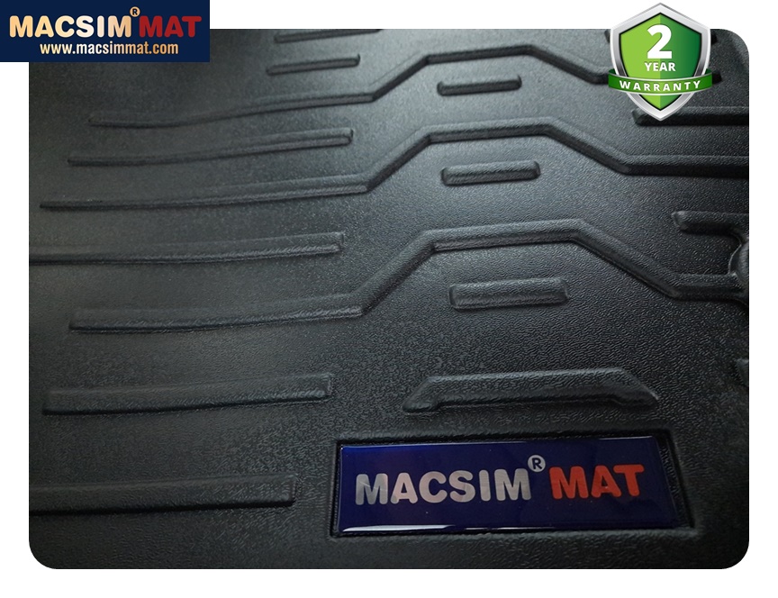 Thảm lót sàn xe ô tô Toyota Corolla Altis 2019- 2021 Nhãn hiệu Macsim chất liệu nhựa TPV màu đen