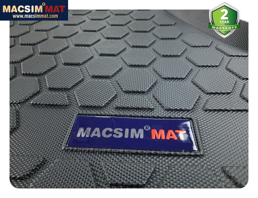 Thảm lót cốp hn xe ô tô Honda Civic 2012-2016 nhãn hiệu Macsim chất liệu TPV cao cấp màu đen(146)