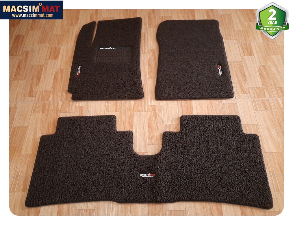 Thảm Lót Sàn Ô Tô Hyundai Kona Macsim PVC Rối Chuẩn Form, Dày 20mm