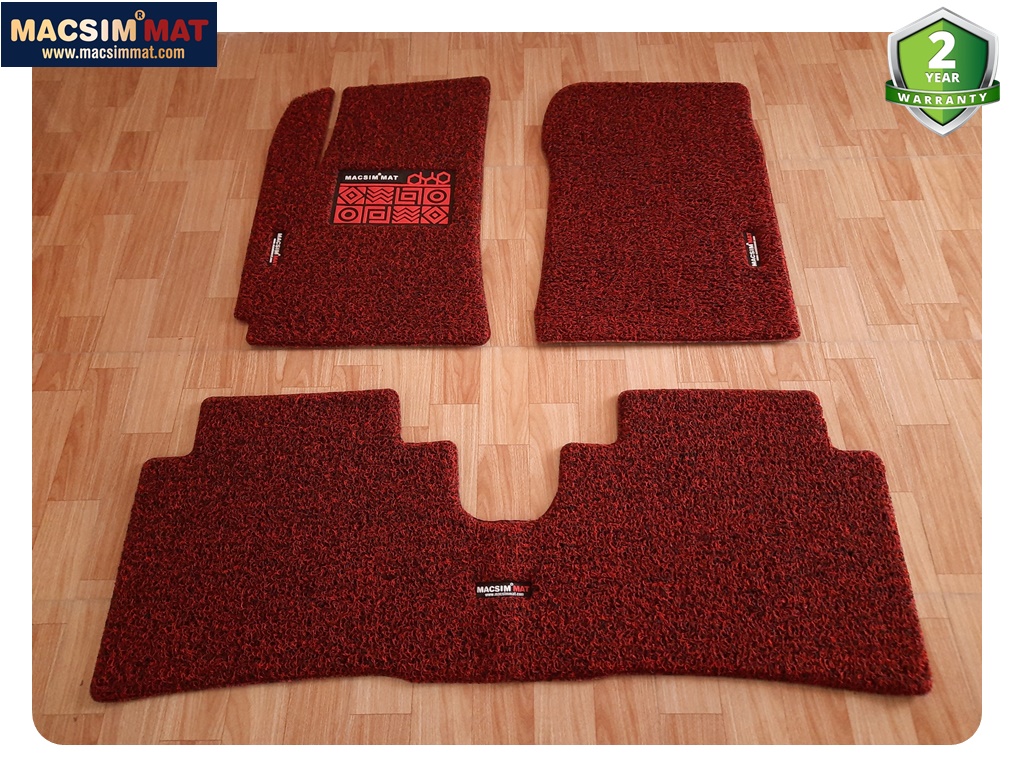 Thảm lót sàn ô tô Hyundai Elantra 2015 - 2020 Nhãn hiệu Macsim chất liệu nhựa rối cao cấp