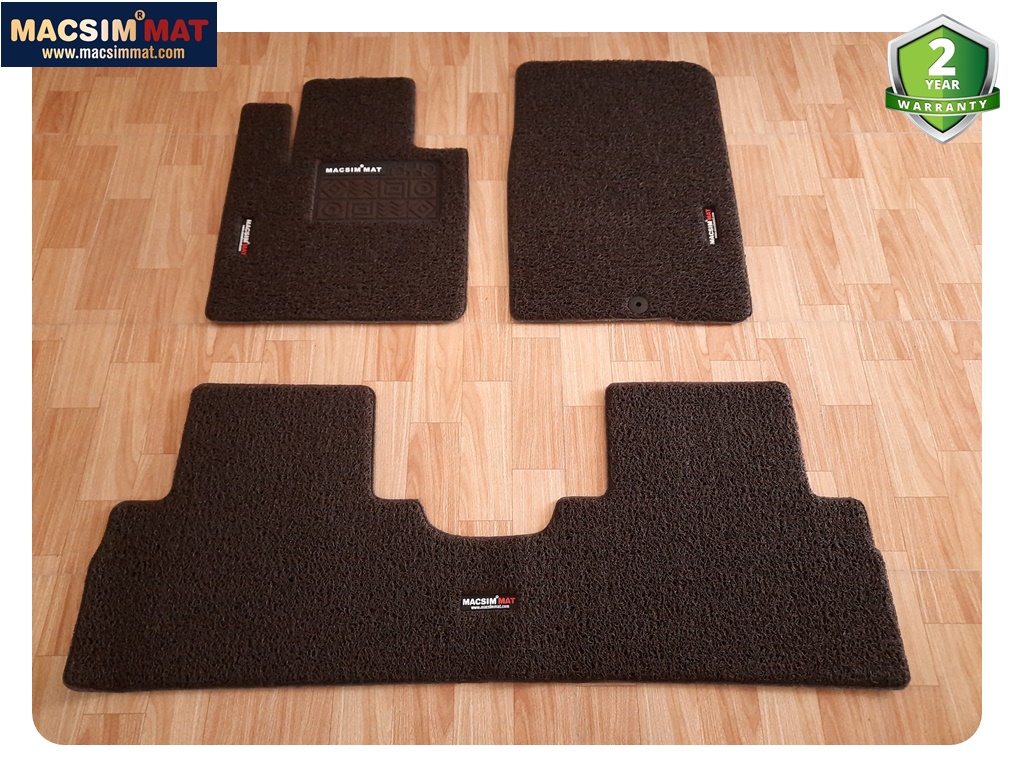 Thảm rối lót sàn ô tô Hyundai Santafe 2018-đến nay  Nhãn hiệu Macsim chất liệu nhựa rối cao cấp - Thảm Hyundai Santafe