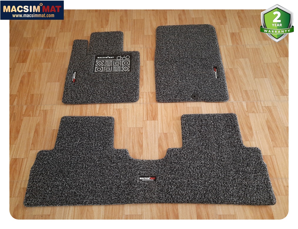 Thảm rối lót sàn ô tô Hyundai Santafe 2018-đến nay  Nhãn hiệu Macsim chất liệu nhựa rối cao cấp - Thảm Hyundai Santafe