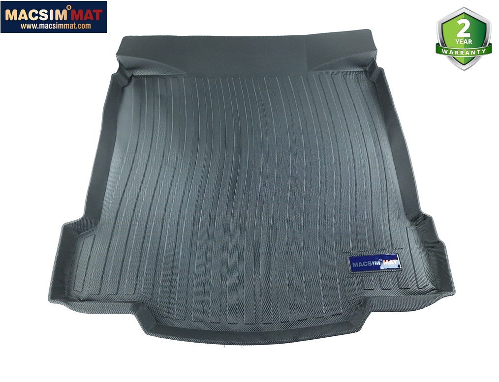 Thảm lót cốp hn xe ô tô Cadillac XTS 2013-2017 nhãn hiệu Macsim chất liệu TPV cao cấp màu đen (D0080)