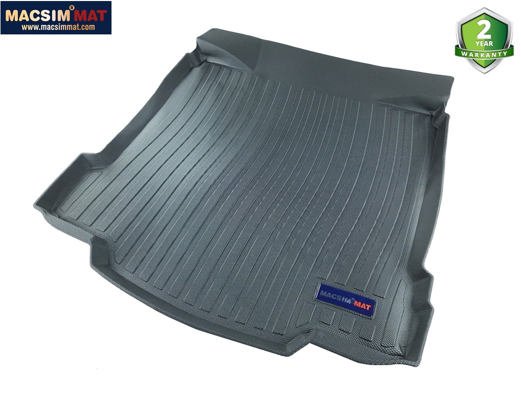 Thảm lót cốp hn xe ô tô Cadillac XTS 2013-2017 nhãn hiệu Macsim chất liệu TPV cao cấp màu đen (D0080)