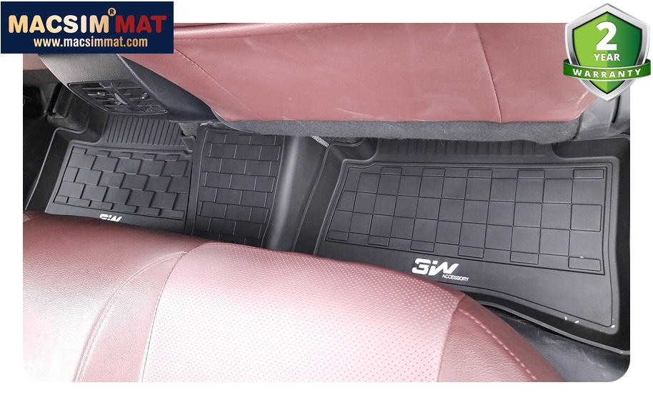 Thảm lót sàn xe ô tô Ttoyota corolla cross  Nhãn hiệu Macsim 3W chất liệu nhựa TPE đúc khuôn cao cấp - màu đen