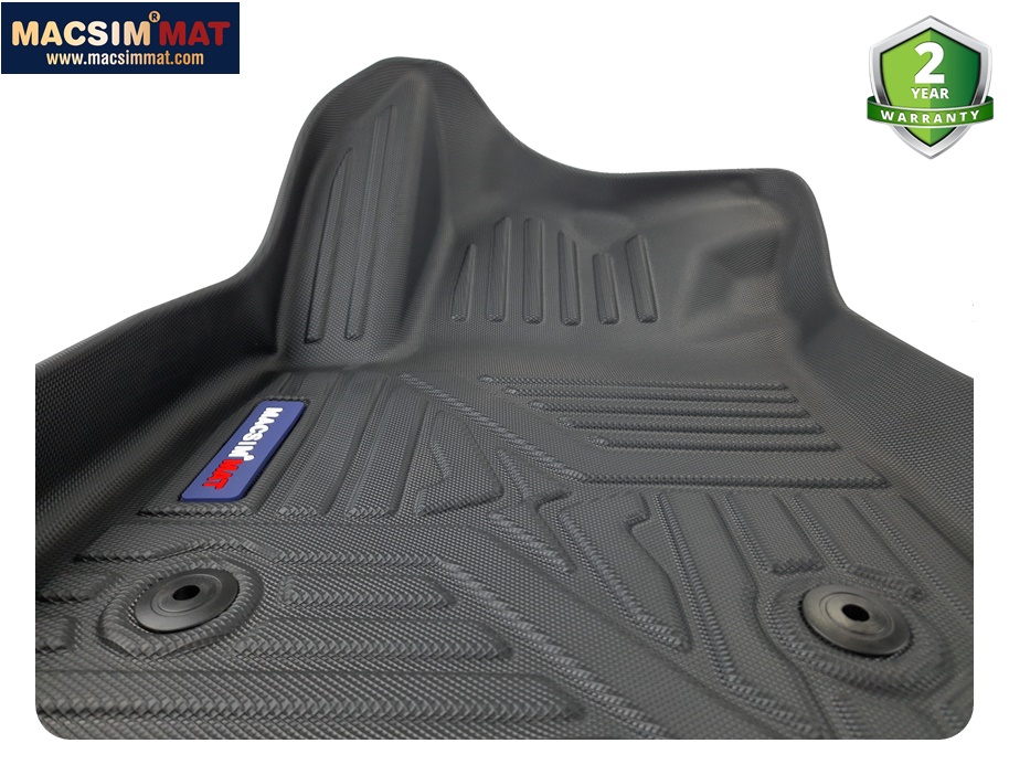 Thảm lót sàn ( Không vừa ) qd xe ô tô Chevrolet TrailBlazer 2018 - nay  Nhãn hiệu Macsim chất liệu nhựa TPV cao cấp màu đen
