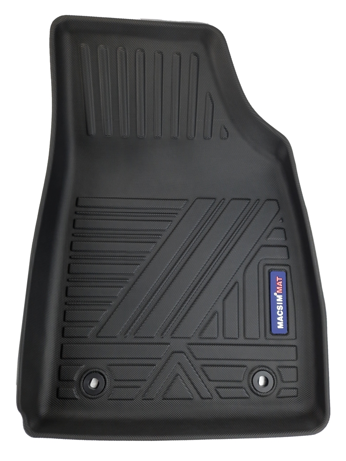Thảm lót sàn xe ô tô MG HS 2018 - nay qd Nhãn hiệu Macsim chất liệu nhựa TPV cao cấp màu đen