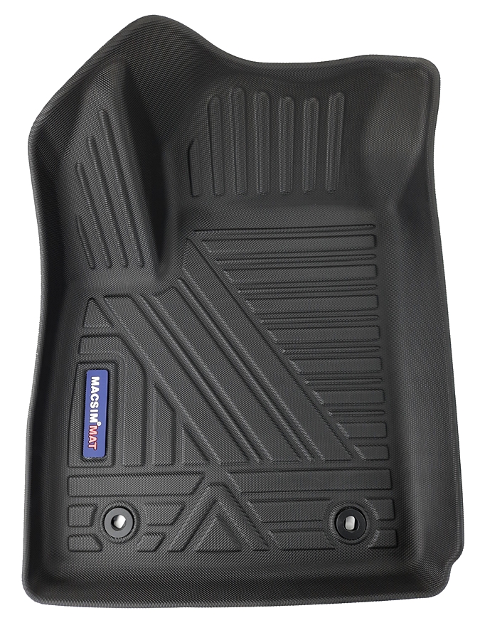 Thảm lót sàn xe ô tô MG HS 2018 - nay qd Nhãn hiệu Macsim chất liệu nhựa TPV cao cấp màu đen