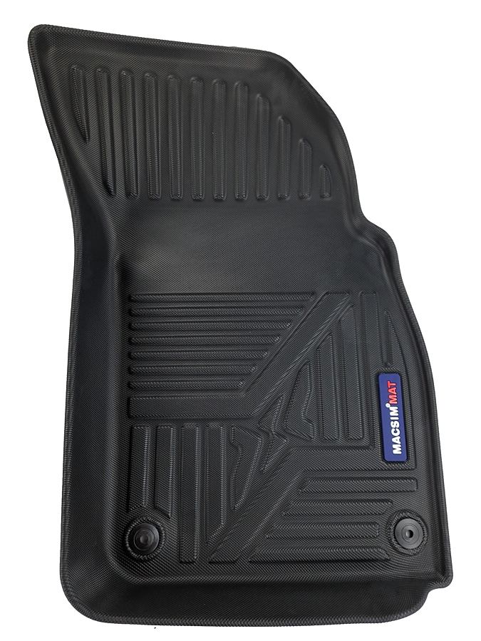 Thảm lót sàn xe ô tô Audi Q8 2019 - nay  qd Nhãn hiệu Macsim chất liệu nhựa TPV cao cấp màu đen