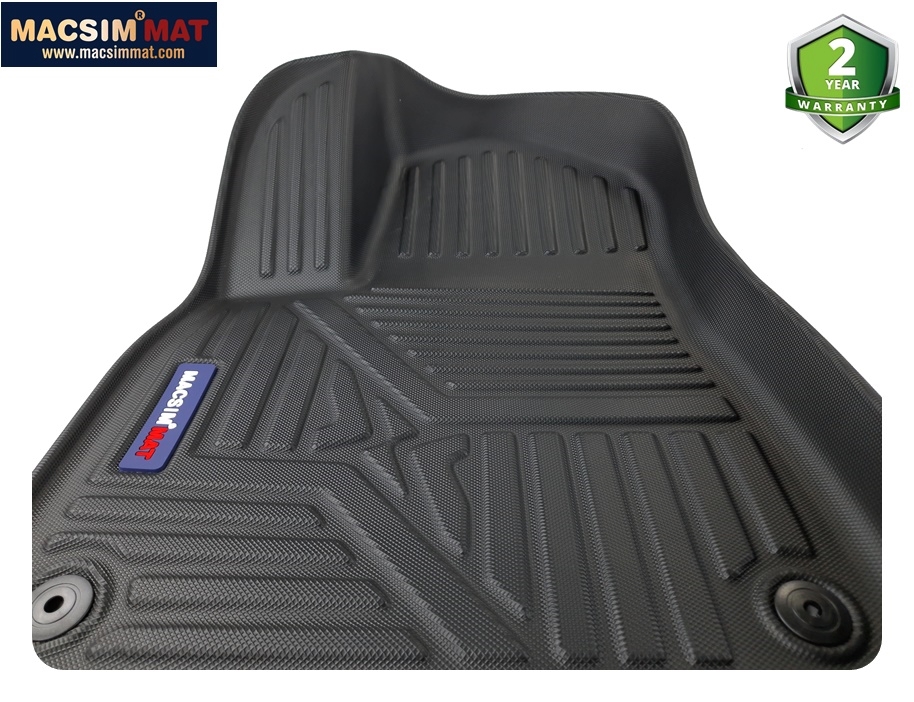 Thảm lót sàn xe ô tô Audi Q8 2019 - nay  qd Nhãn hiệu Macsim chất liệu nhựa TPV cao cấp màu đen