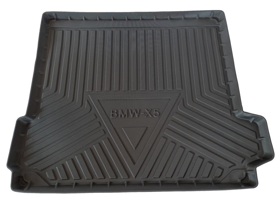 Thảm lót cốp qd xe ô tô BMW X5 2008-2017 nhãn hiệu Macsim chất liệu TPV cao cấp màu đen