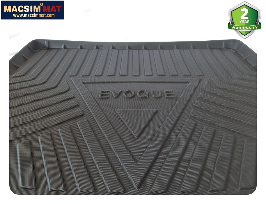 Thảm lót cốp qd xe ô tô LandRover Evoque 2019-nay nhãn hiệu Macsim chất liệu TPV cao cấp màu đen