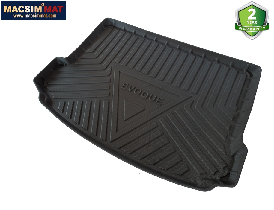 Thảm lót cốp qd xe ô tô LandRover Evoque 2019-nay nhãn hiệu Macsim chất liệu TPV cao cấp màu đen