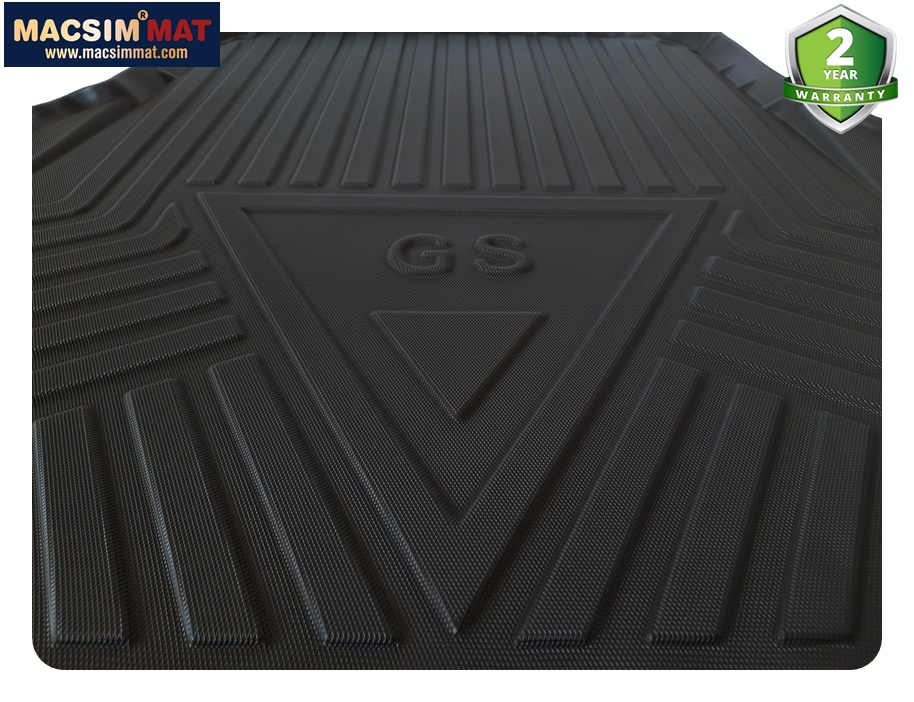 Thảm lót cốp qd xe ô tô  Lexus GS 2013- 2018 nhãn hiệu Macsim chất liệu TPV cao cấp màu đen