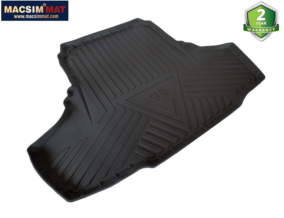 Thảm lót cốp qd xe ô tô  Lexus GS 2013- 2018 nhãn hiệu Macsim chất liệu TPV cao cấp màu đen