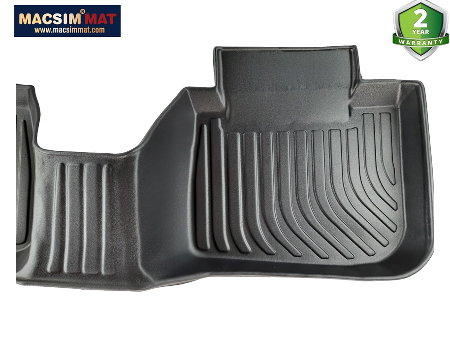 Thảm sd lót sàn xe ô tô Subaru outback 2015-2019 Nhãn hiệu Macsim chất liệu nhựa TPE cao cấp màu đen