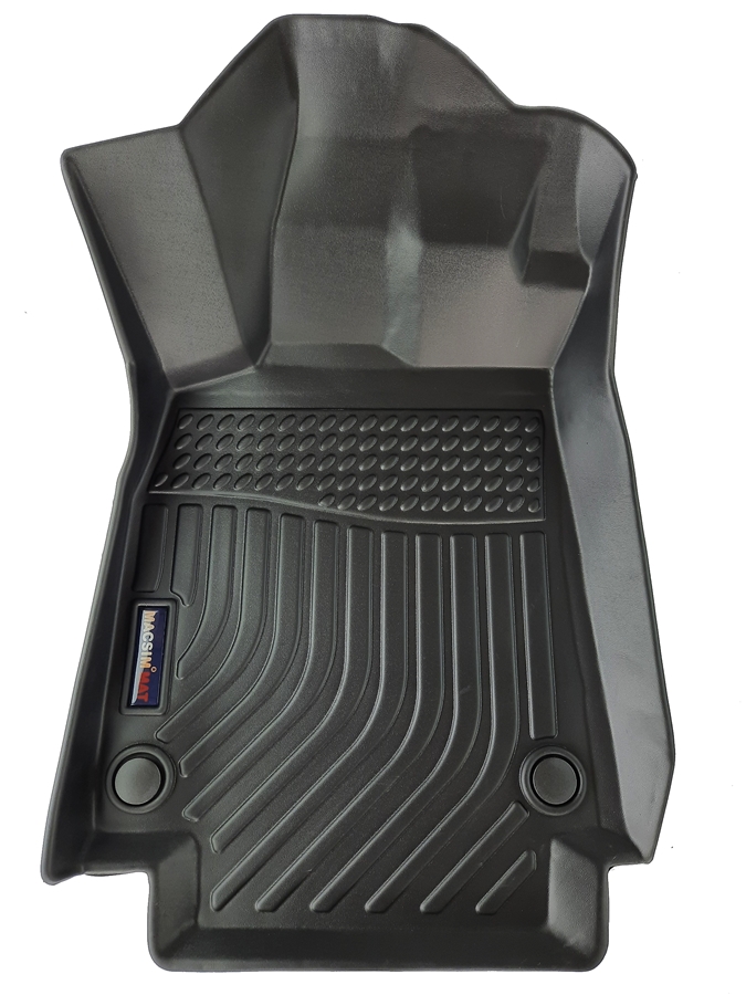 Thảm sd1 lót sàn xe ô tô Audi A6 2012 -2018 Nhãn hiệu Macsim chất liệu nhựa TPE cao cấp màu đen