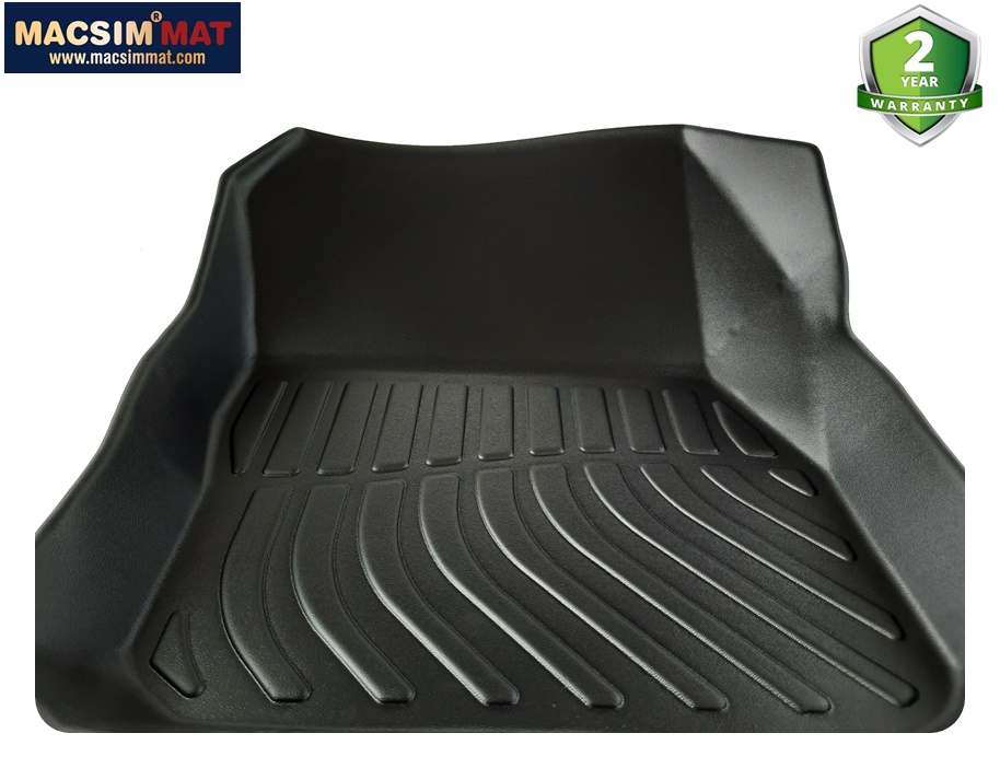 Thảm lót sàn xe ô tô Ford Focus  2013-2020 Nhãn hiệu Macsim chất liệu nhựa TPE cao cấp màu đen