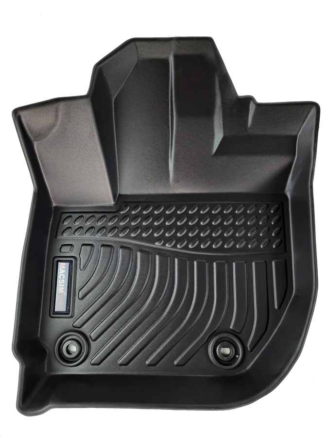 Thảm lót sàn xe ô tô Honda HRV (sd) 2016-nay Nhãn hiệu Macsim chất liệu nhựa TPE cao cấp màu đen