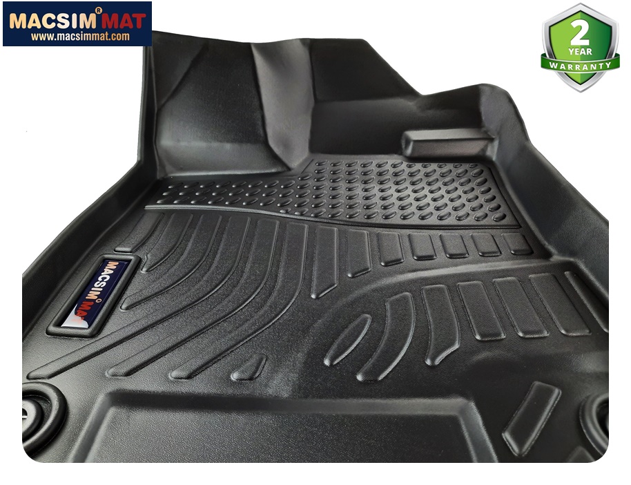 Thảm sd1 lót sàn xe ô tô Acura MDX 2014- nay Nhãn hiệu Macsim chất liệu nhựa TPE cao cấp màu đen