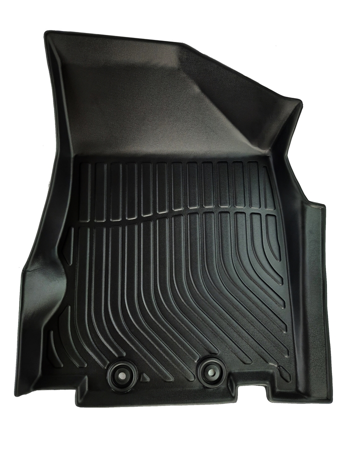 Thảm sd lót sàn xe ô tô Infiniti QX60 2014 - 2021Nhãn hiệu Macsim chất liệu nhựa TPE cao cấp màu đen