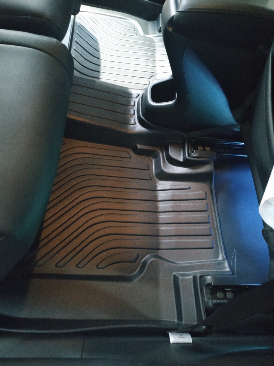 Thảm lót sàn xe ô tô Honda HRV (sd) 2016-nay Nhãn hiệu Macsim chất liệu nhựa TPE cao cấp màu đen