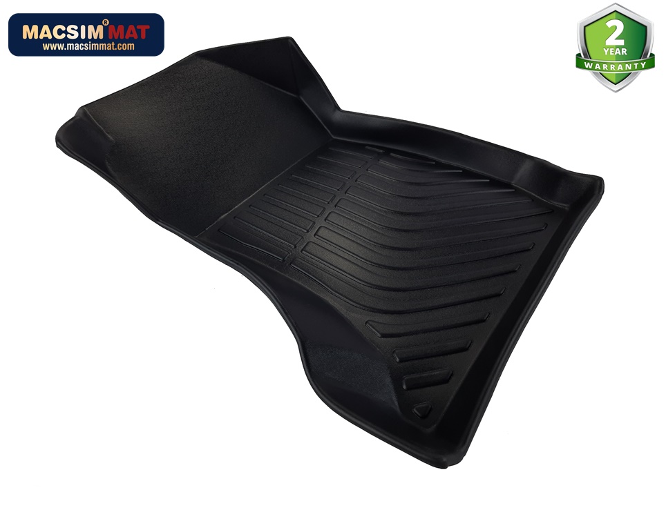 Thảm sd1 lót sàn xe ô tô Subaru WRX 2015-2020 Nhãn hiệu Macsim chất liệu nhựa TPE cao cấp màu đen