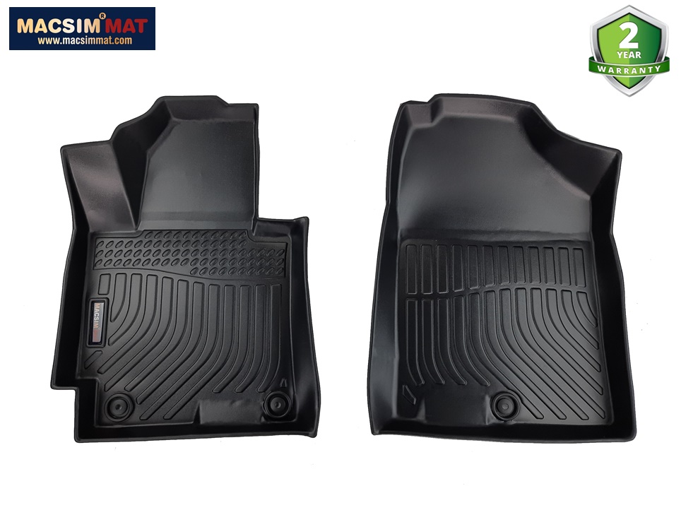 Thảm lót sàn ô tô KIA K3 CERATO (2013 - 2018)  Macsim - Tpe chuẩn phom, Dễ Vệ Sinh (Mã 01)