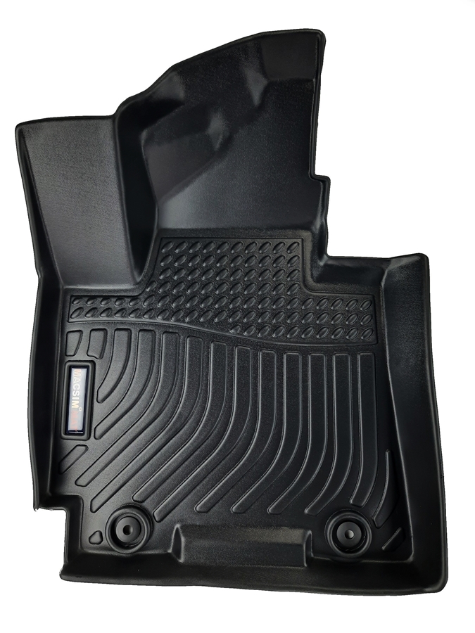 Thảm sd1 lót sàn xe ô tô sd Hyundai Tucson 2016- 2021 Nhãn hiệu Macsim chất liệu nhựa TPE cao cấp màu đen