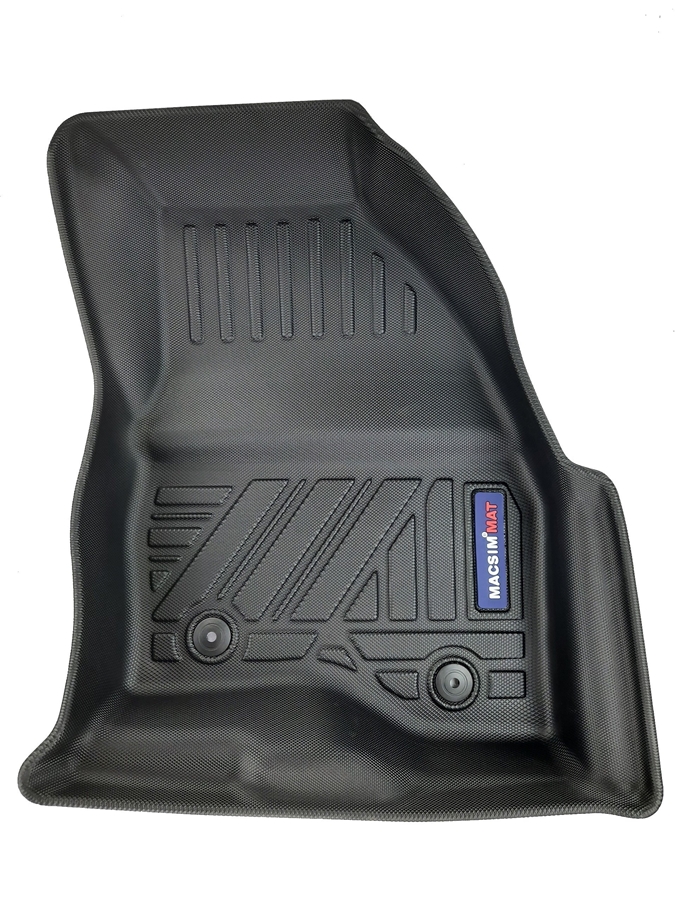 Thảm lót sàn xe ô tô Ford Explorer 2011-2019 Nhãn hiệu Macsim chất liệu nhựa TPV cao cấp màu đen