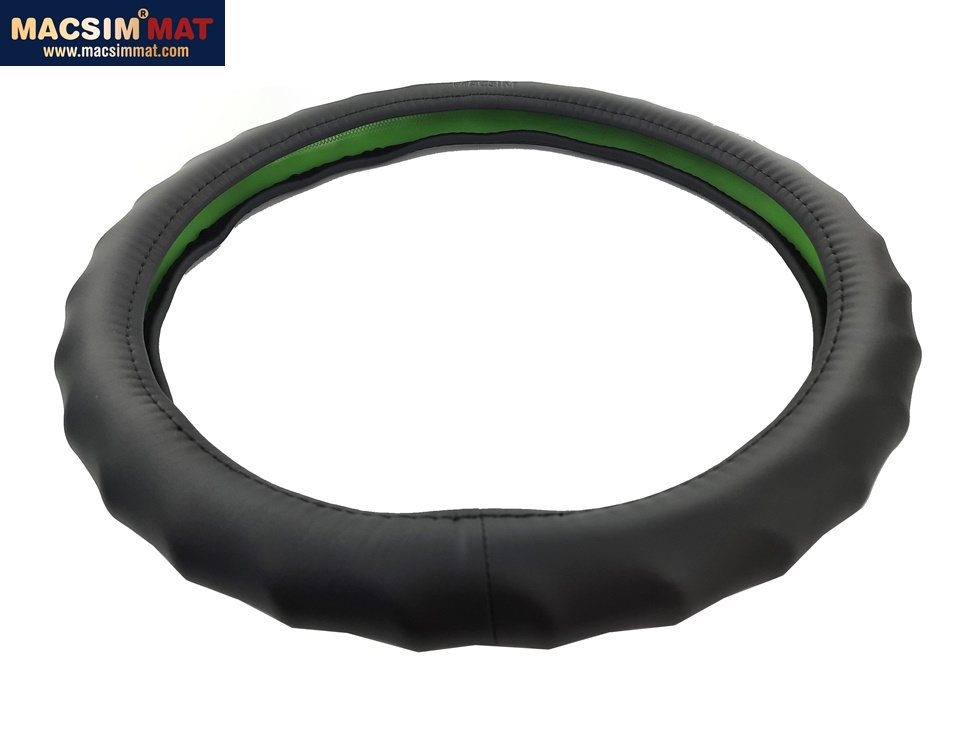 Bọc vô lăng cao cấp Macsim mã LA30T mới chất liệu da thật - Khâu tay 100% size M phù hợp các loại xe