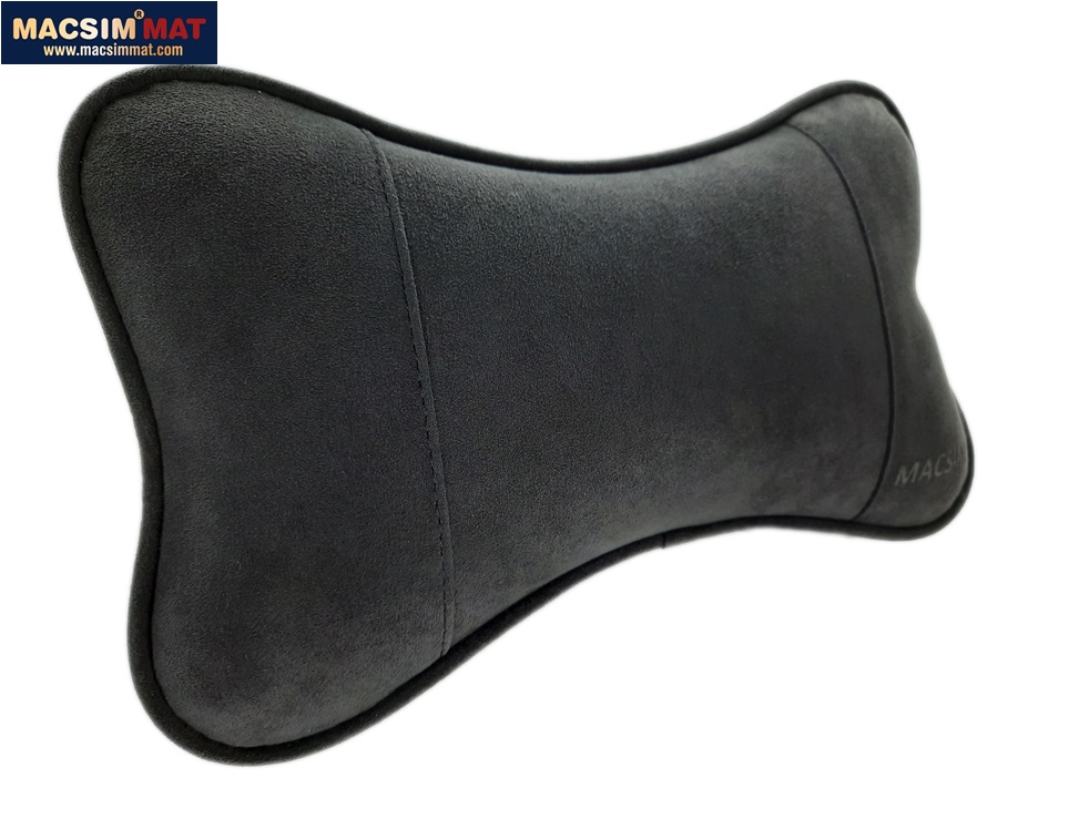 Gối tựa đầu ô tô Alcantara nhãn hiệu Macsim mã HR54AL