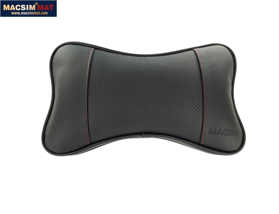 Gối tựa đầu ô tô chất liệu da Nappa nhãn hiệu Macsim mã HR54