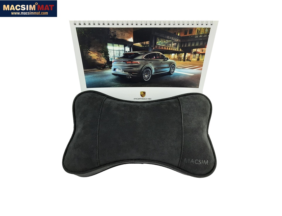Gối tựa đầu ô tô Alcantara nhãn hiệu Macsim mã HR54AL