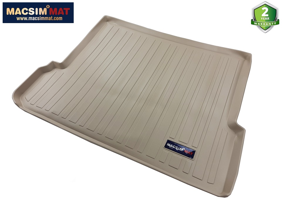 Thảm lót cốp xe ô tô Lexus GX 2010- 2023 nhãn hiệu Macsim chất liệu TPV cao cấp màu be