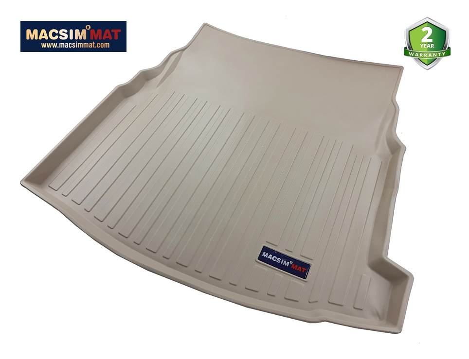 Thảm lót cốp xe ô tô Mercedes W213(E300,E400) 2015-nay** nhãn hiệu Macsim chất liệu TPV cao cấp màu be(ZT002-10)