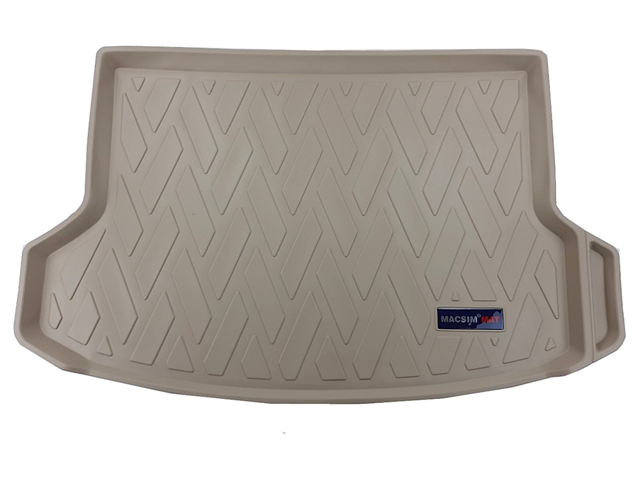 Thảm lót cốp hn xe ô tô Kia Seltos nhãn hiệu Macsim chất liệu TPV cao cấp màu be (AT1907-69)