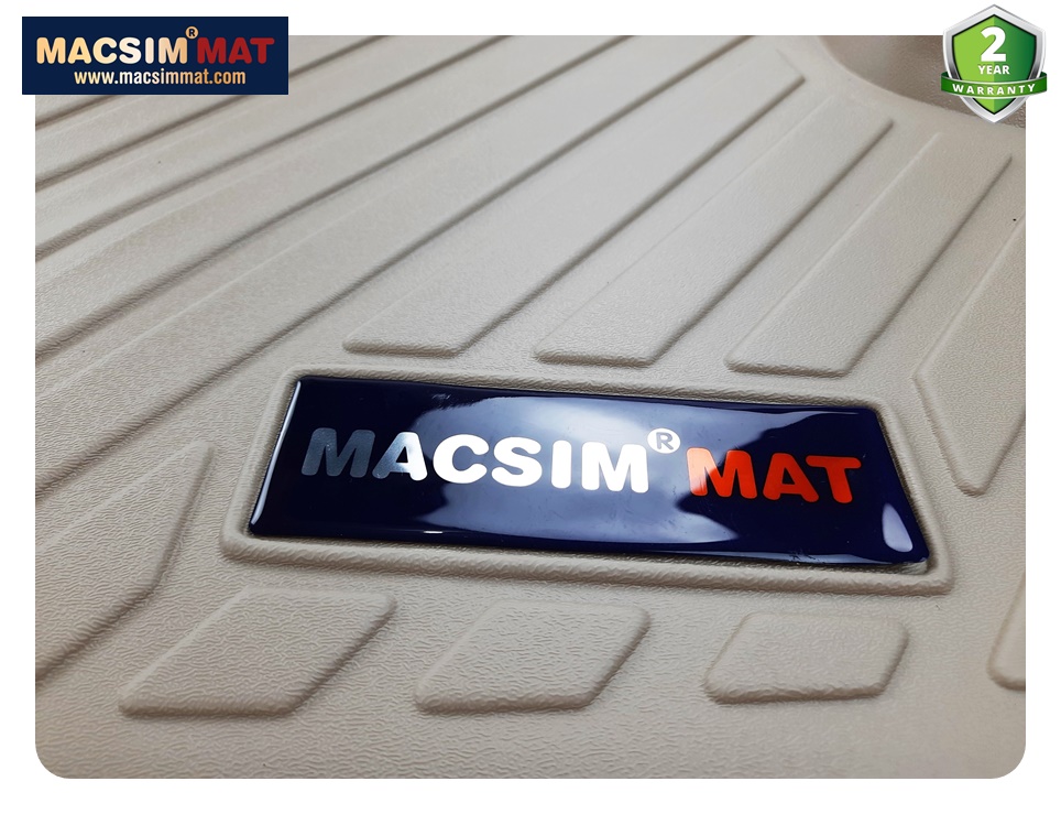 Thảm lót cốp xe ô tô HYUNDAI TUCSON 2015+ nhãn hiệu Macsim chất liệu TPV cao cấp màu be (093)