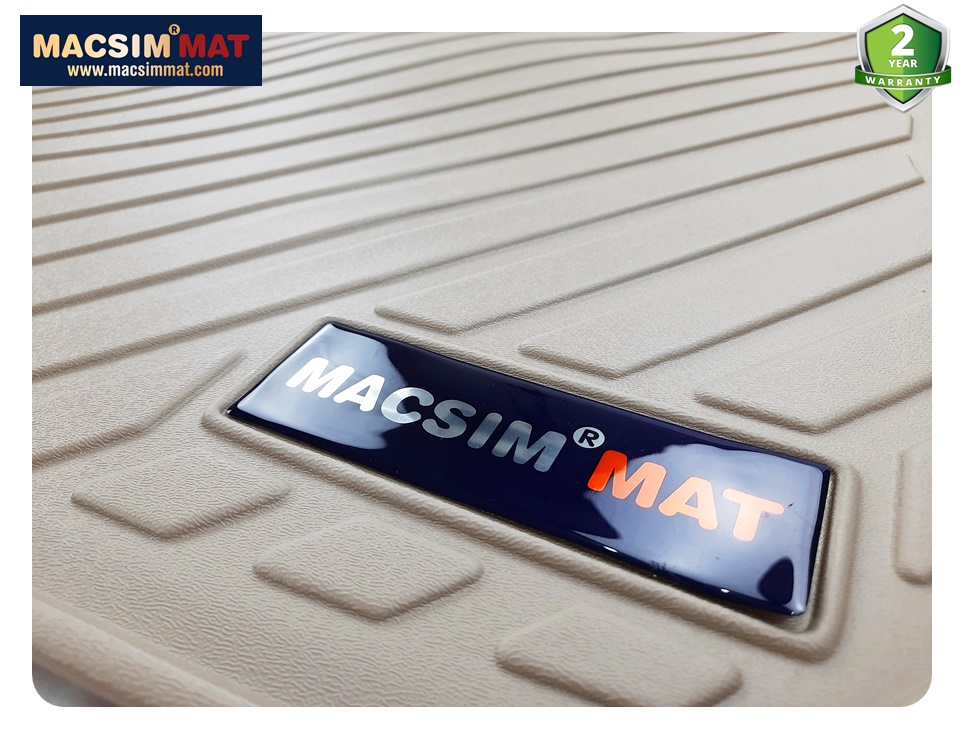 Thảm lót cốp xe ô tô HYUNDAI TUCSON 2015+ nhãn hiệu Macsim chất liệu TPV cao cấp màu be (093)