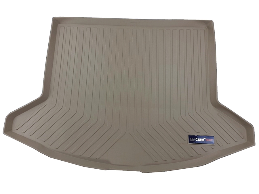 Thảm lót cốp xe ô tô MAZDA CX5 2017+nhãn hiệu Macsim chất liệu TPV cao cấp màu be