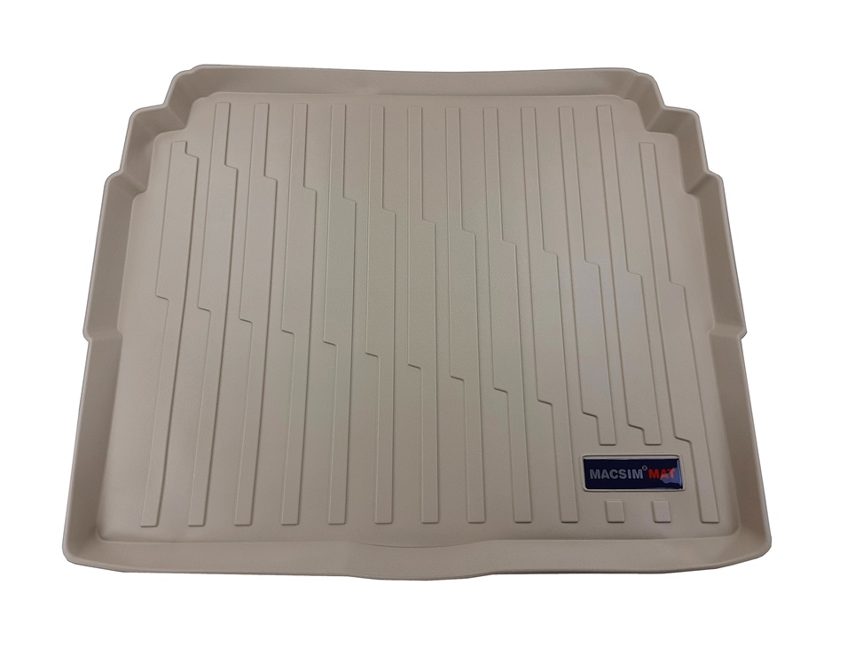 Thảm lót cốp hn xe ô tô Peugeot 3008 2017- nay nhãn hiệu Macsim chất liệu TPV cao cấp 348 màu be