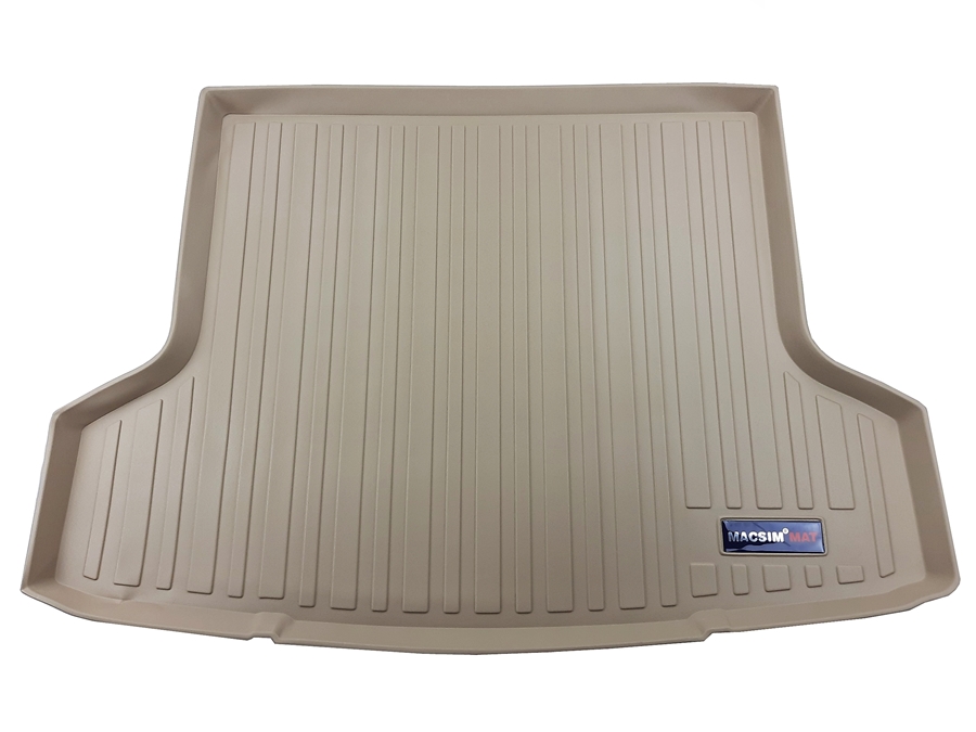 Thảm lót cốp xe ô tô Mitsubishi Attrage 2016 - nay nhãn hiệu Macsim chất liệu TPV cao cấp màu be (D0204)