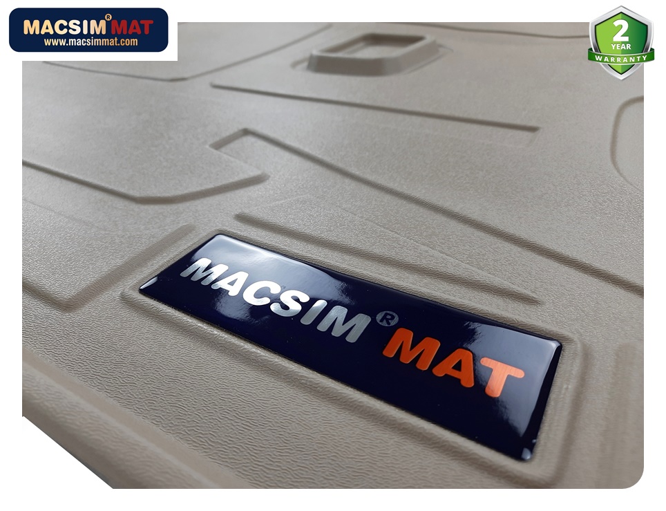 Thảm lót cốp xe ô tô LEXUS LX570 (7 chỗ)  màu be 2007- 2021 nhãn hiệu Macsim chất liệu TPV cao cấp (141)