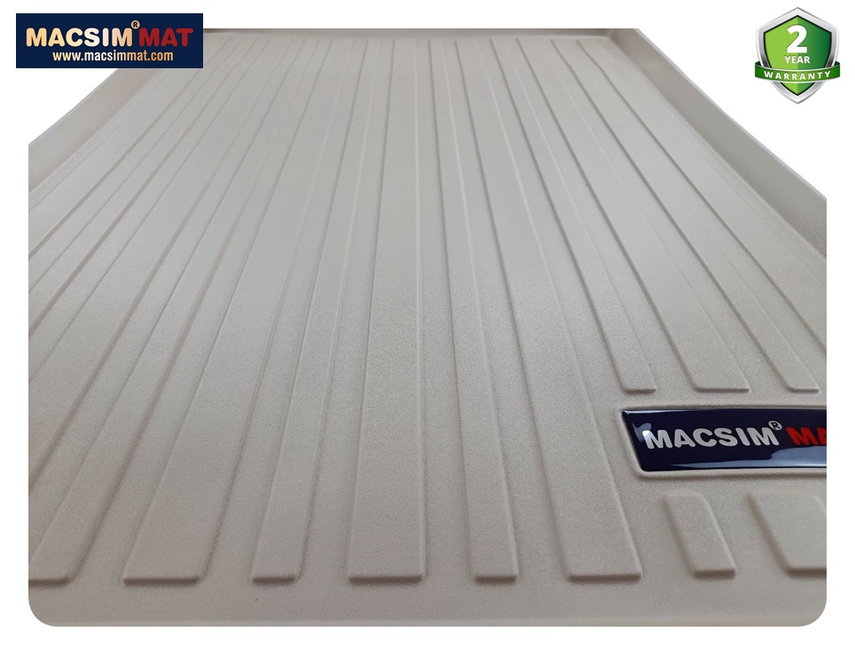 Thảm lót cốp xe ô tô BMW 520i/528i/530i G30 (2016-nay) nhãn hiệu Macsim chất liệu TPV cao cấp màu be (wt001)