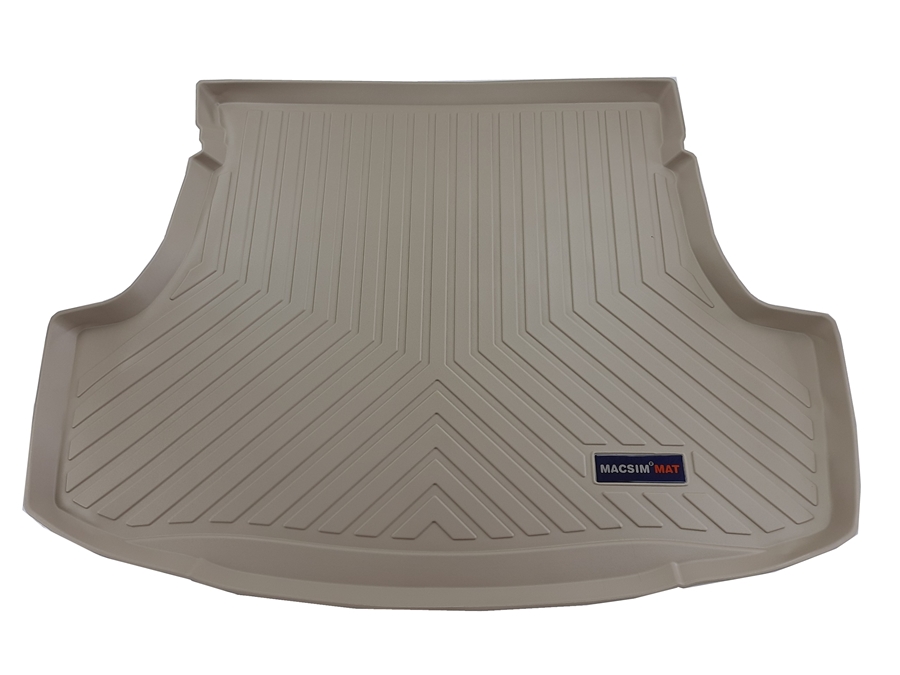 Thảm lót cốp xe ô tô TOYOTA YARIS 2013- 2017 nhãn hiệu Macsim chất liệu TPV cao cấp màu đen(285)